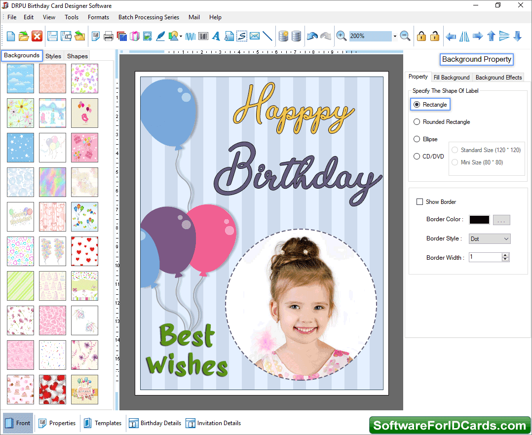 Edit Birthday Card