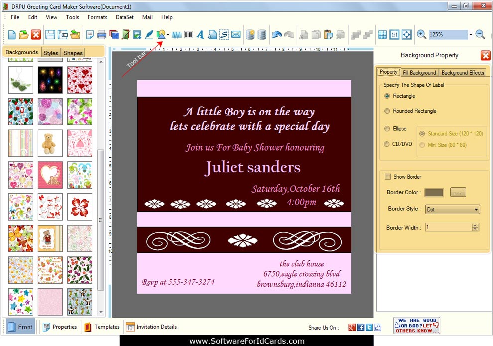 Edit Greeting Card Greeting Cards Designing Software
