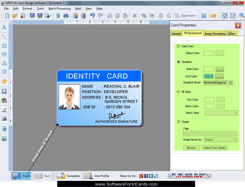 all id card software download