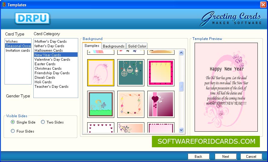 Windows 10 Software for Greeting Cards full