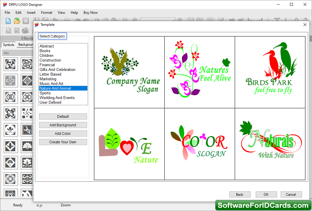 Design and Save Logo Designing Software Select Category