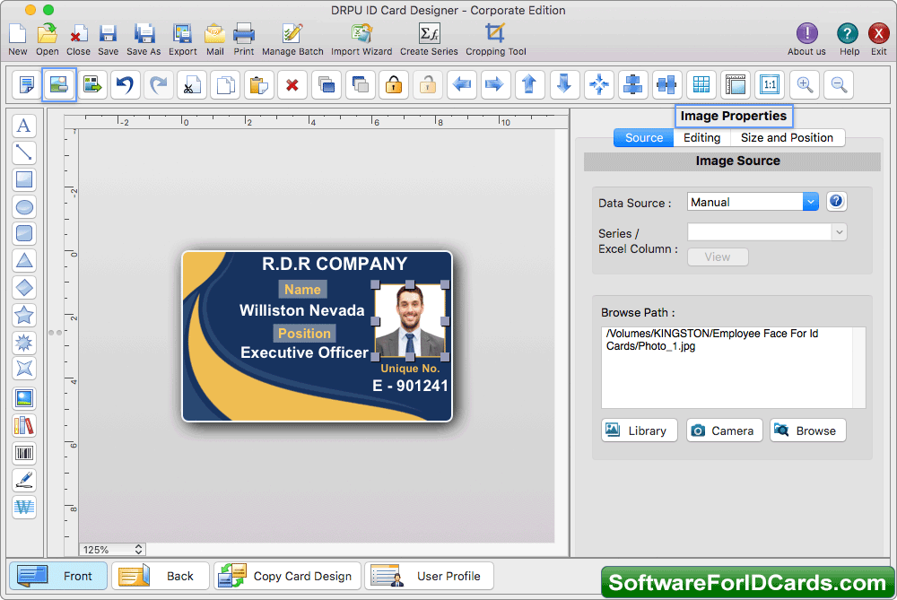 Mac ID Cards Maker (Corporate Edition)