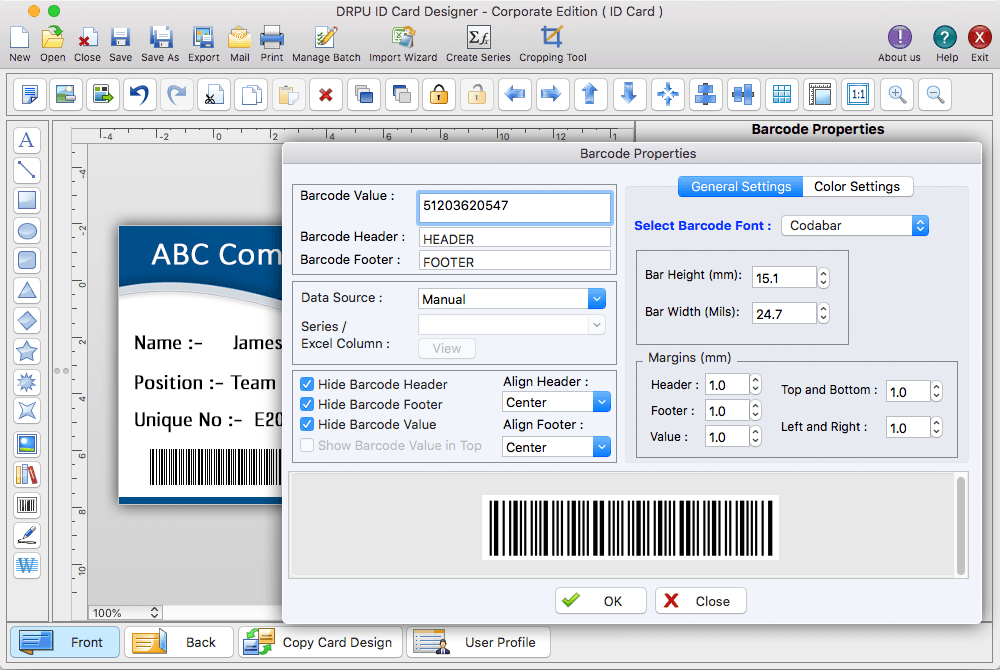 Choose any one pre-defined template