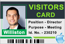 Mac Gate Pass ID Cards Maker Software