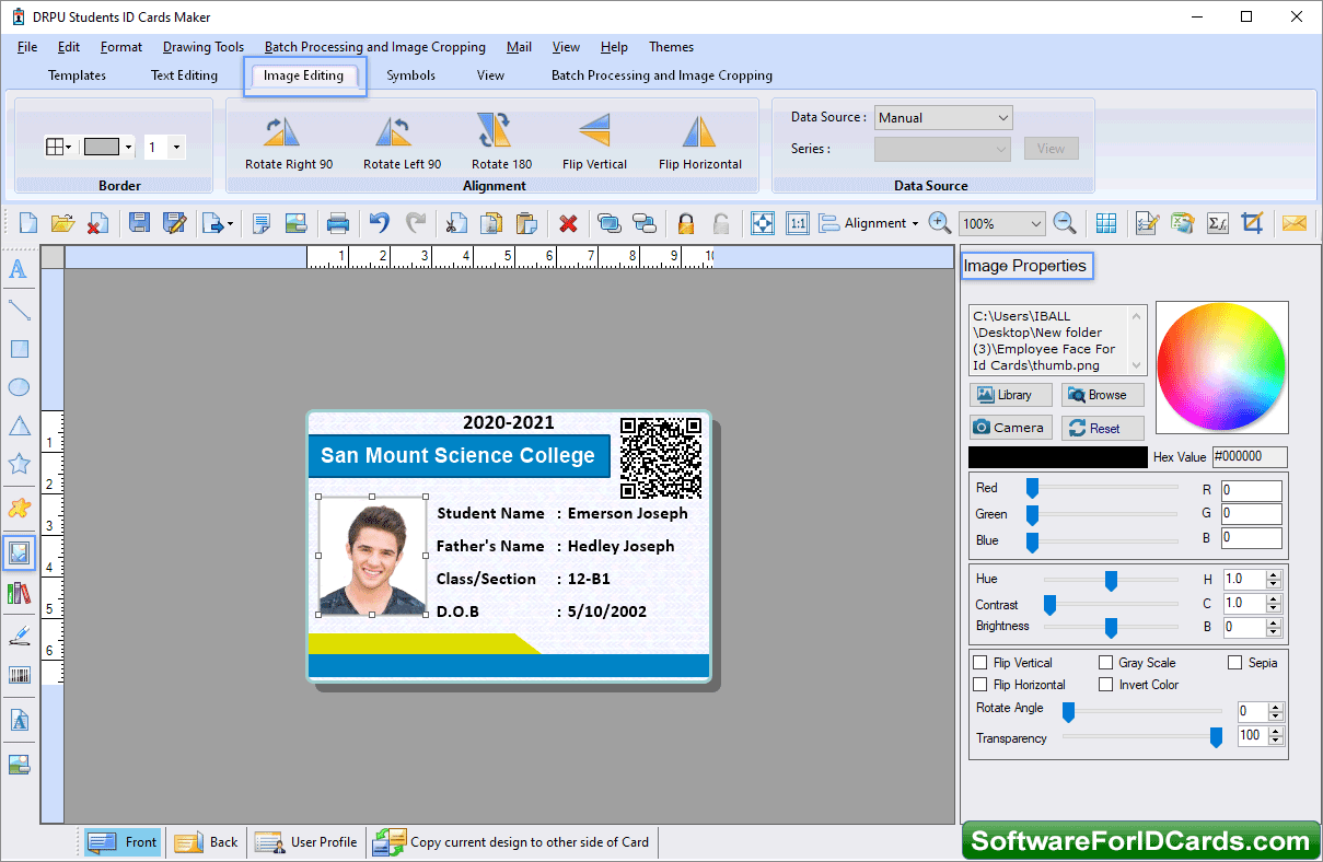 Student ID Cards Maker Software