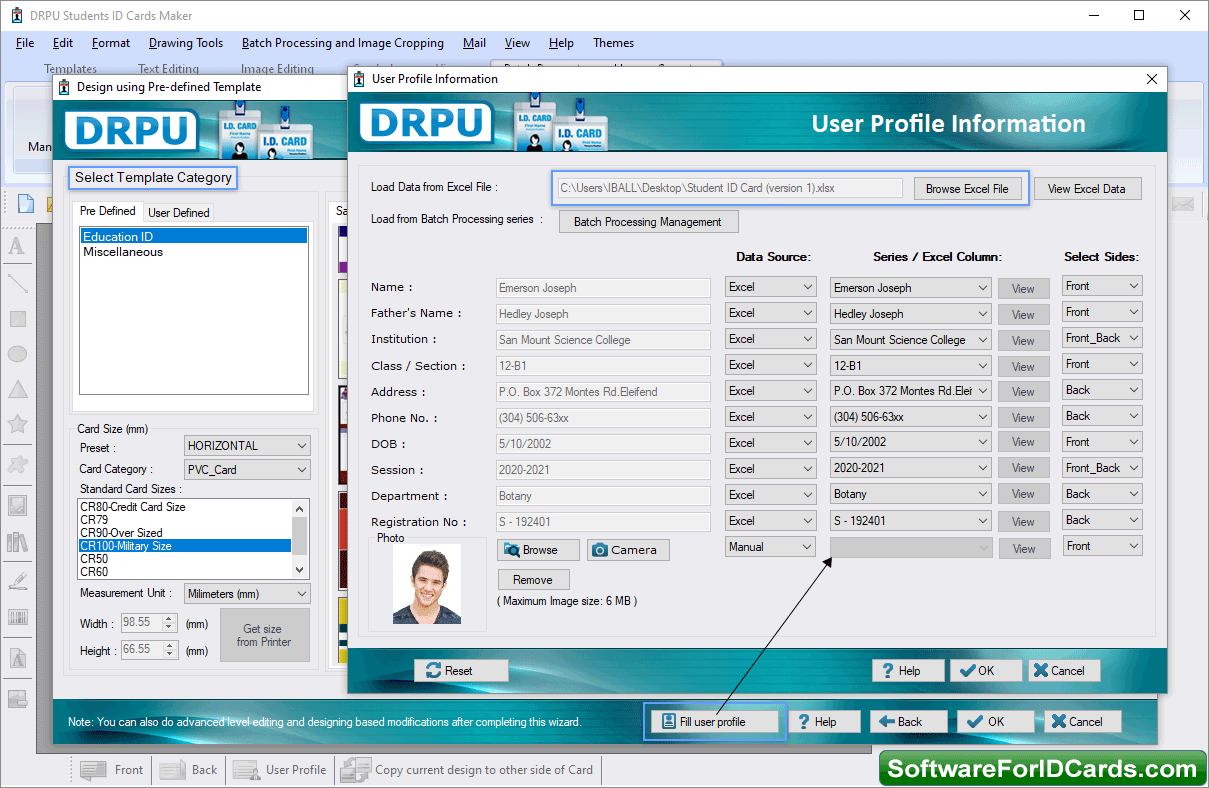 User Profile Information