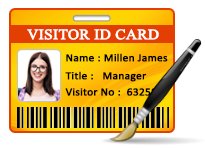Visitor ID Card