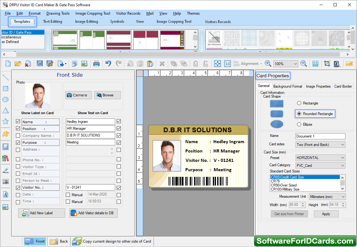 Add visitor details Add visitor details