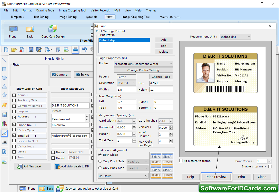 Gate Pass ID Cards Maker Software Screenshots To Learn How To Design gate-pass-id-cards-maker-software-screenshots-to-learn-how-to-design