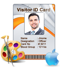 Mac Gate Pass ID Cards Maker Software