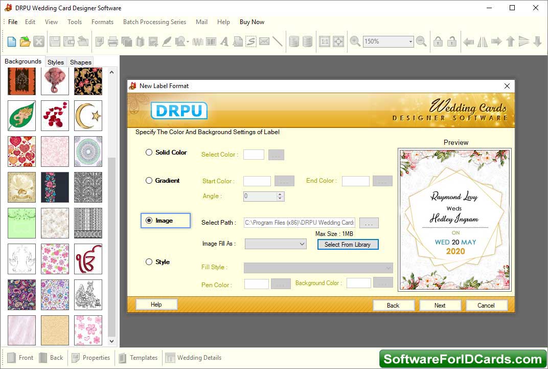 Wedding Cards Designing Software